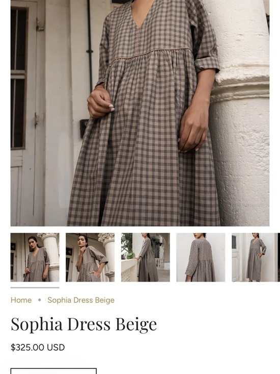 Sahana Dresses & Skirts - Sahana Byron Bay Checked Maxi Dress